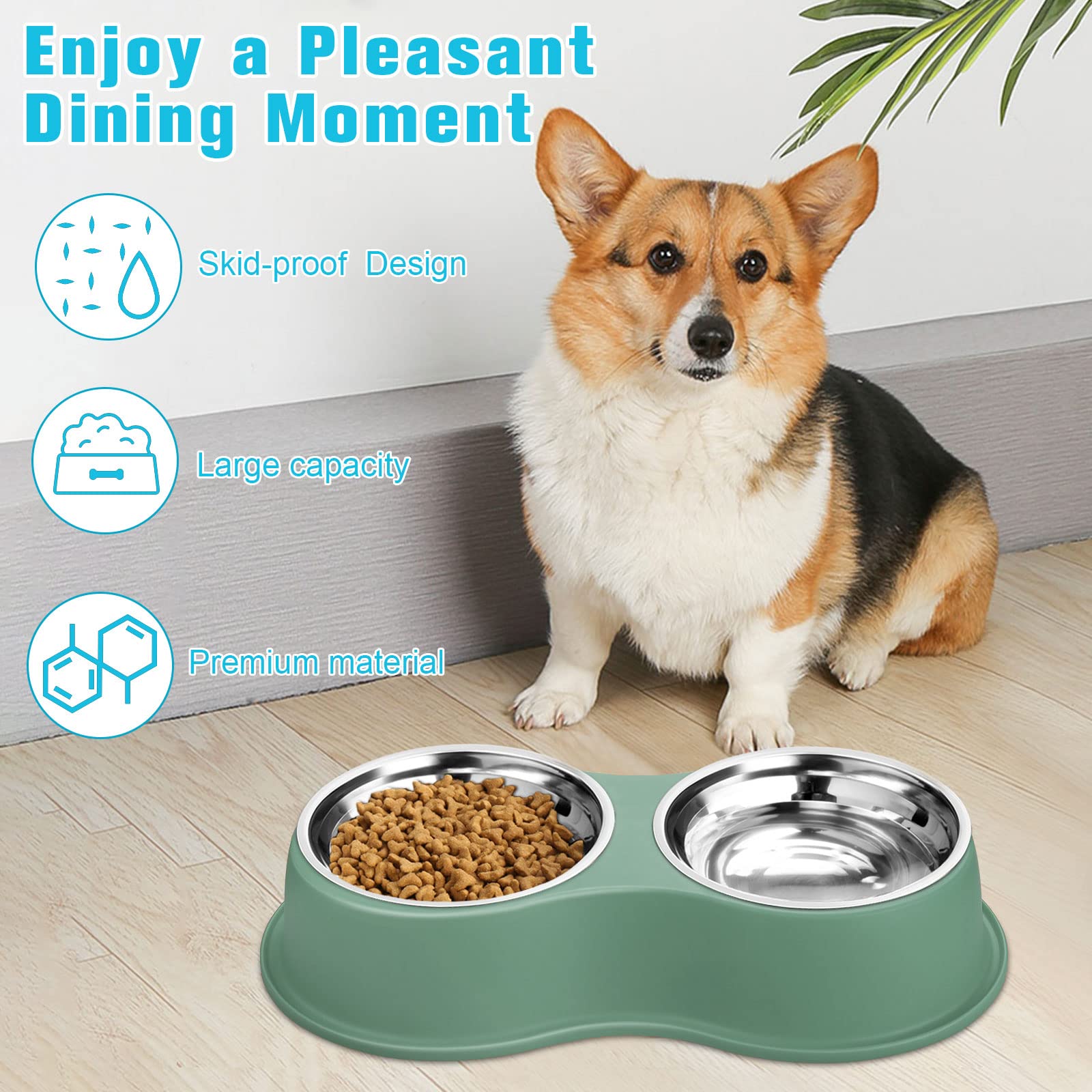 EpetsLove raised feeding stand reduces neck strain while eating
