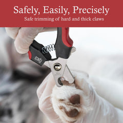 Epica clipper with rubber-coated handles for secure, comfortable grip