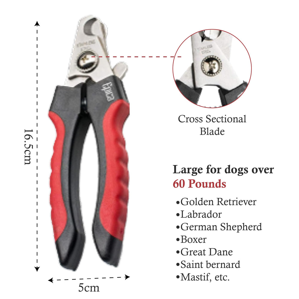 Epica clipper with safety lock keeps blades secured when stored