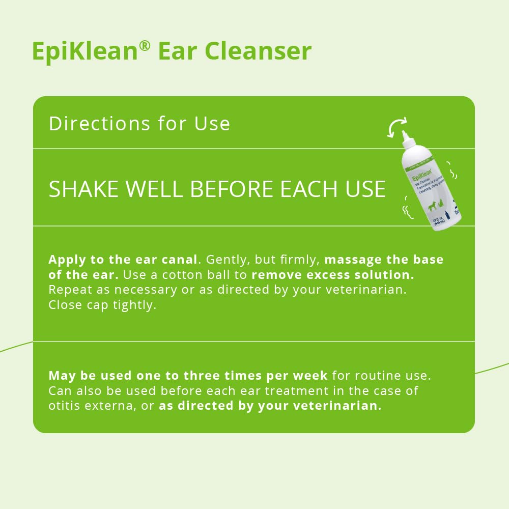 EpiKlean Ear Cleanser display highlights dog and cat ear care.