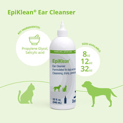 EpiKlean Ear Cleanser packaging keeps product fresh and ready.