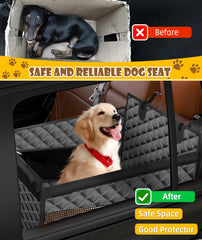 EPN dog car seat non slip bottom provides stable rides