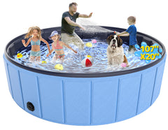 EPN extra large dog pool unfolded, spacious interior for large breeds and family cooling.