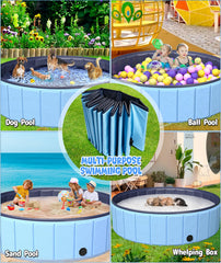 EPN hard PVC pool walls stay upright during energetic dog play.