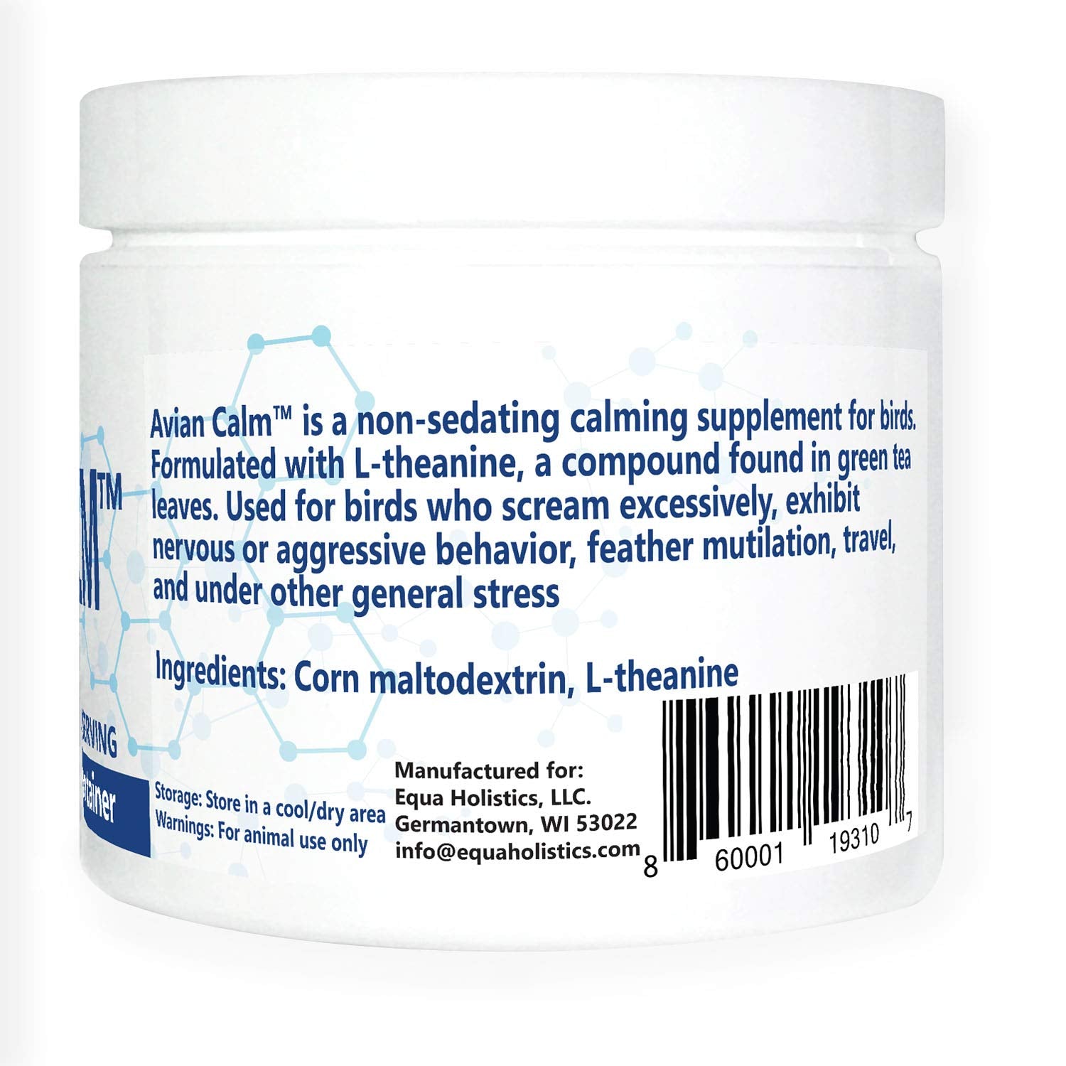 Bird-friendly formula supports gentle routines without sedatives.