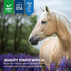 Equa Holistics HealthyGut mare's milk component highlighting natural ingredients for foal microbiome