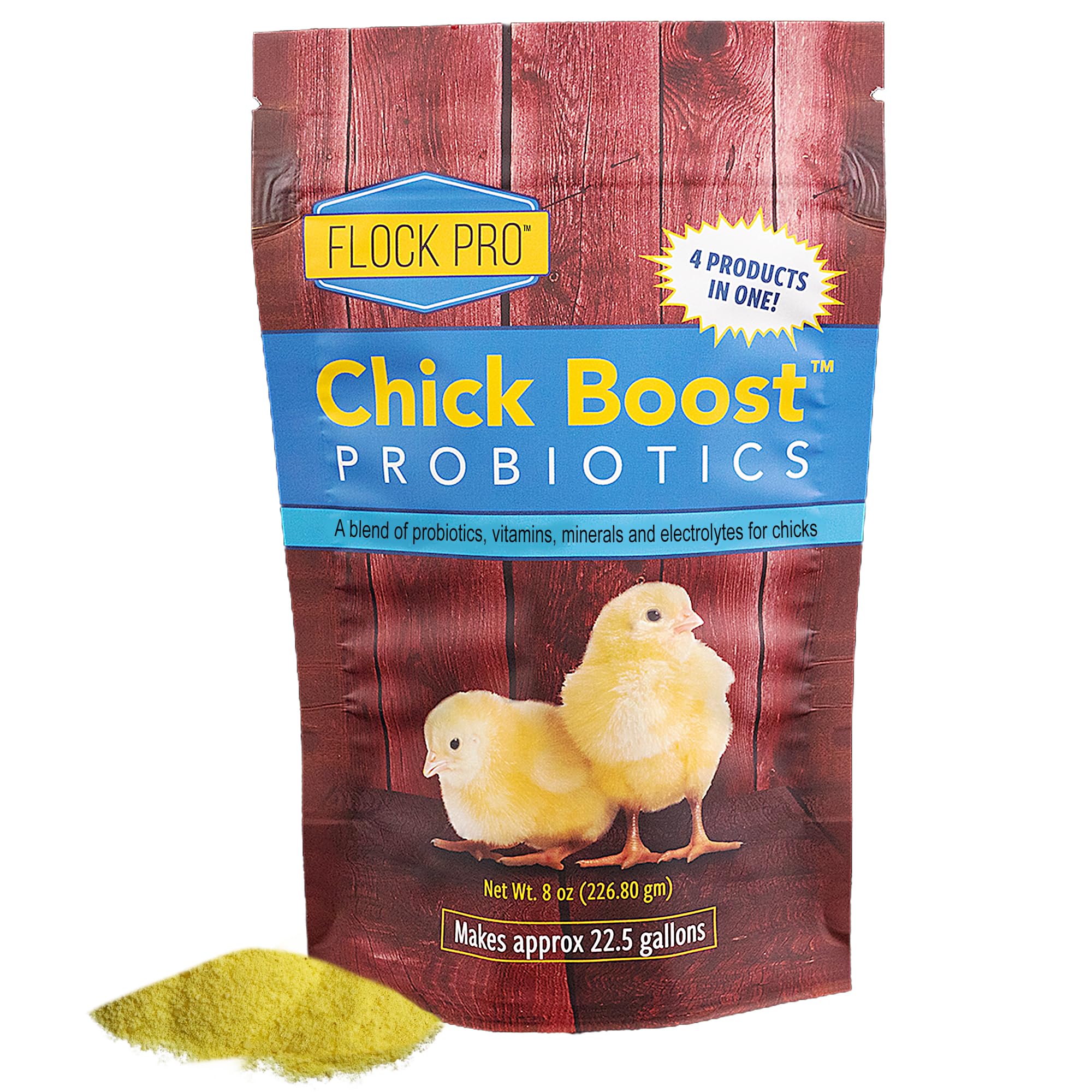 Equerry's Chick Boost probiotic powder for chick water mix supporting gut health