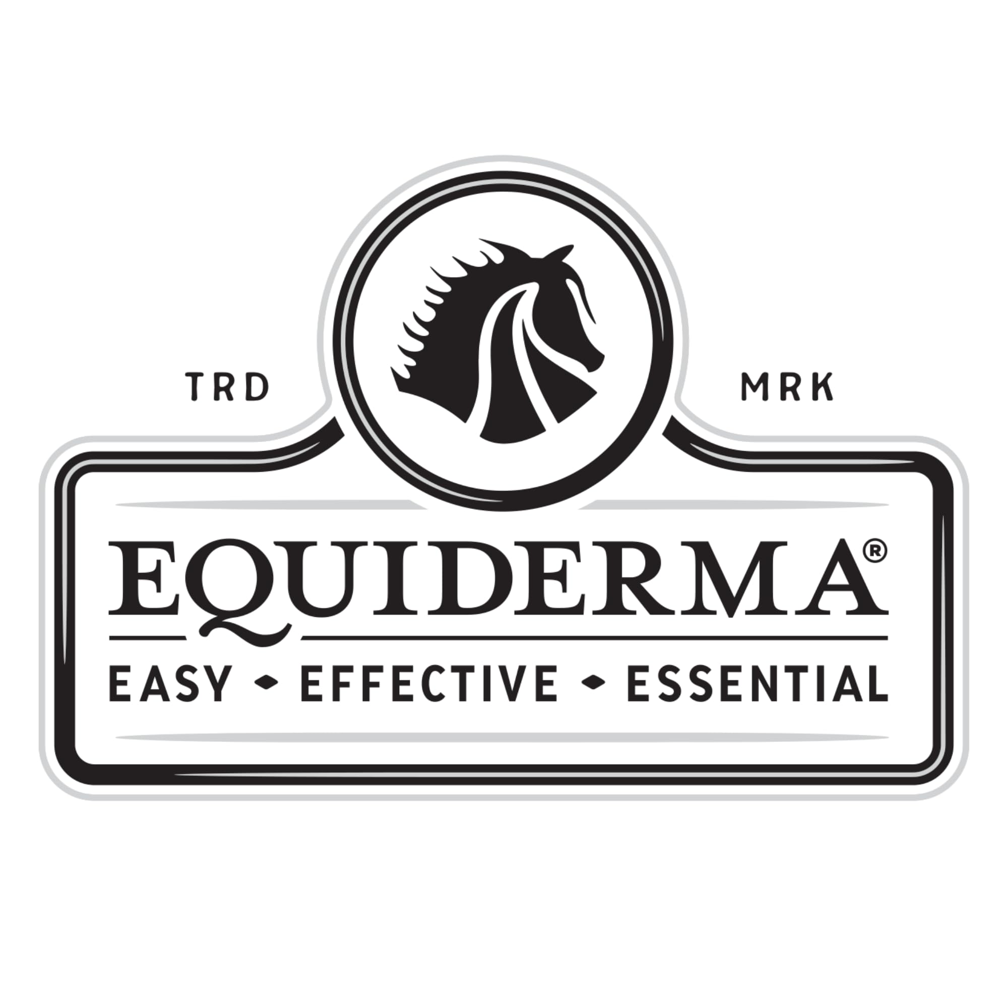 Horse after treatment with EQUIDERMA showing healthy-looking coat.