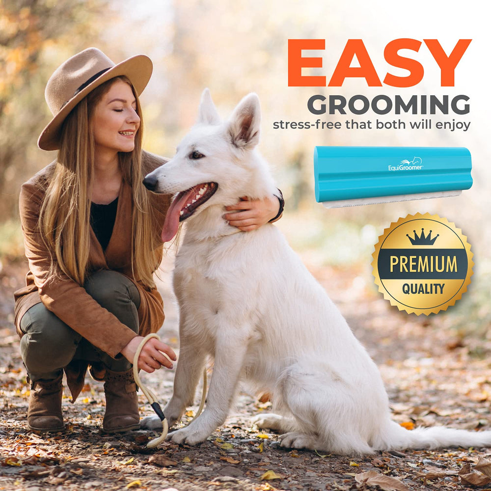 EquiGroomer compact design fits in hand for easy storage