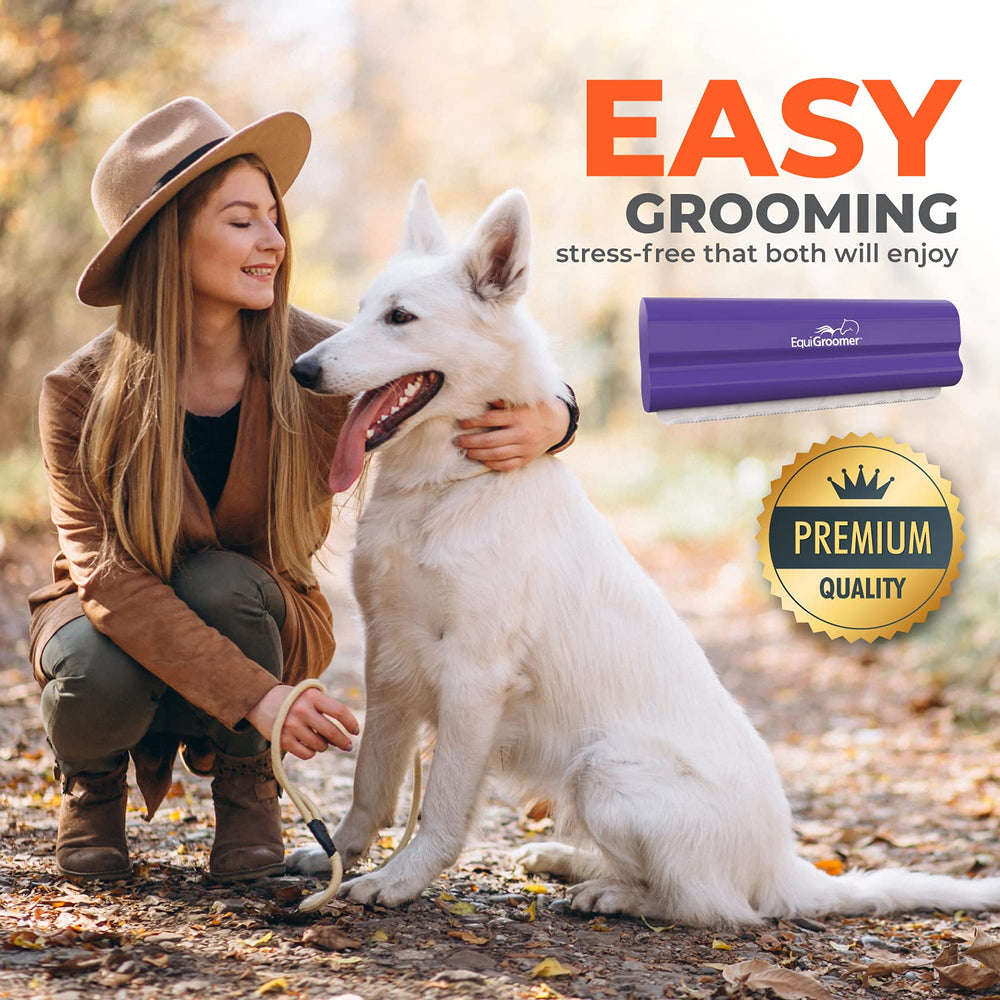 EquiGroomer EasyGroomer deshedding brush durable blade for long-lasting tool.