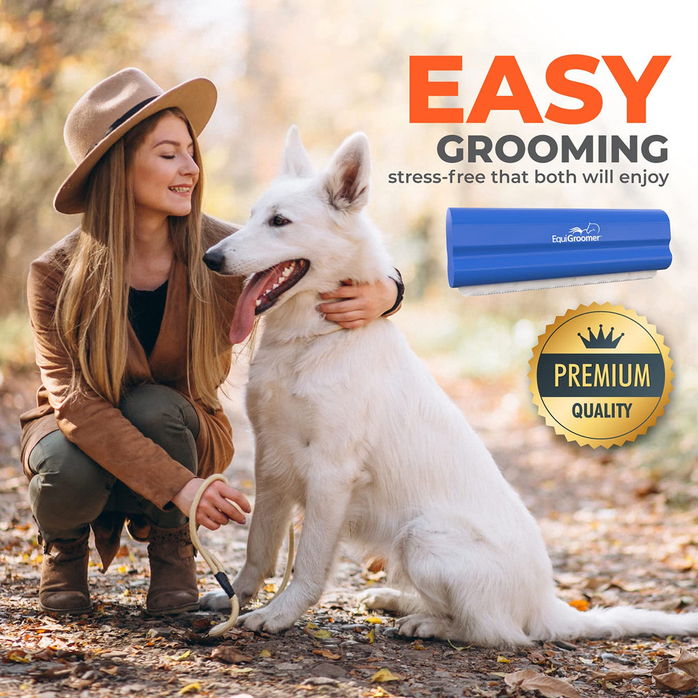 EquiGroomer EasyGroomer deshedding brush packaging demo