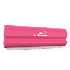 EquiGroomer EasyGroomer deshedding brush pink on pets reduces loose fur