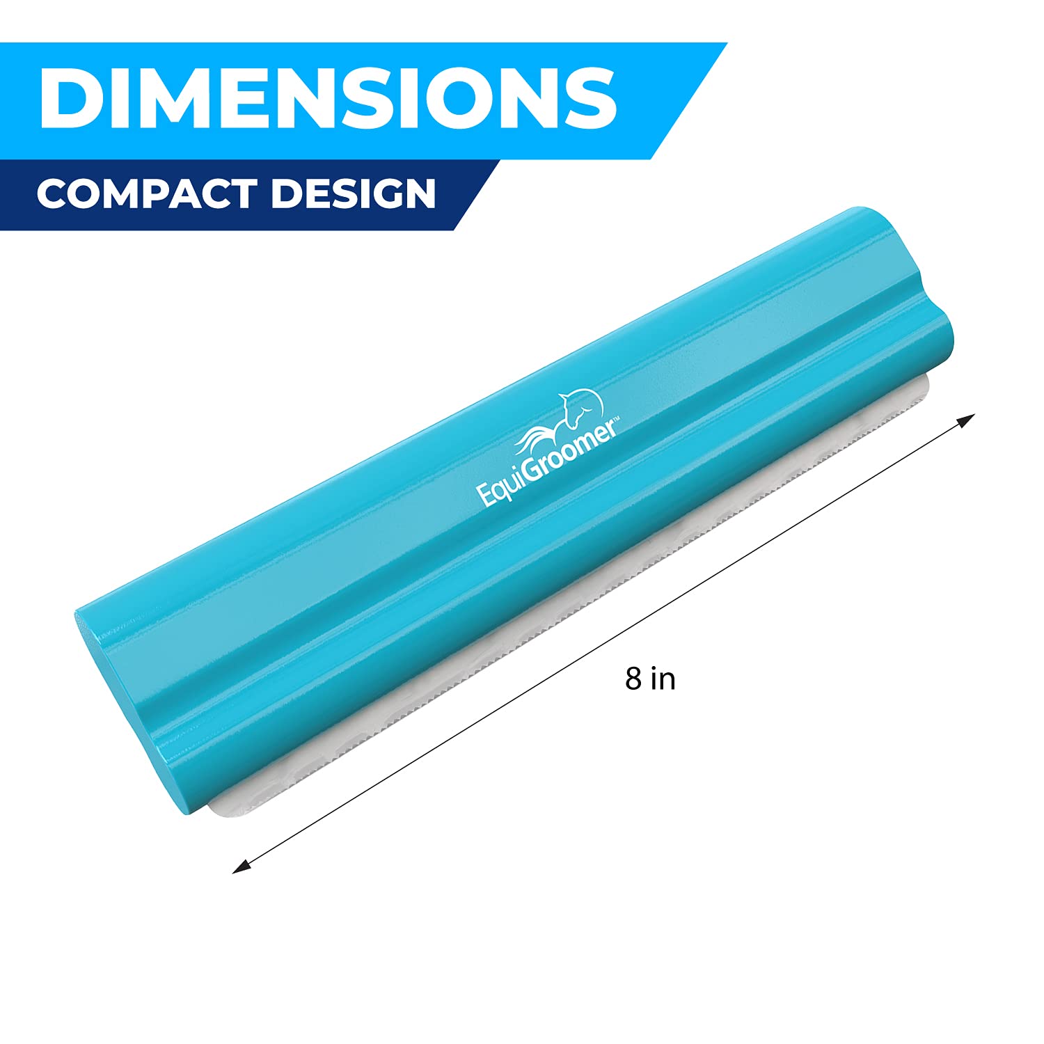 Wooden ergonomic handle with thumb groove for comfortable grooming.