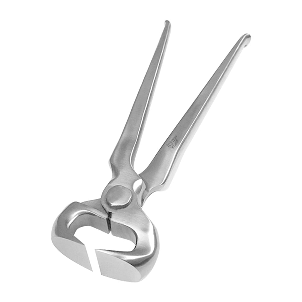 Equine Care hoof nipper 10-inch close-up blade for precise small-hoof trimming.