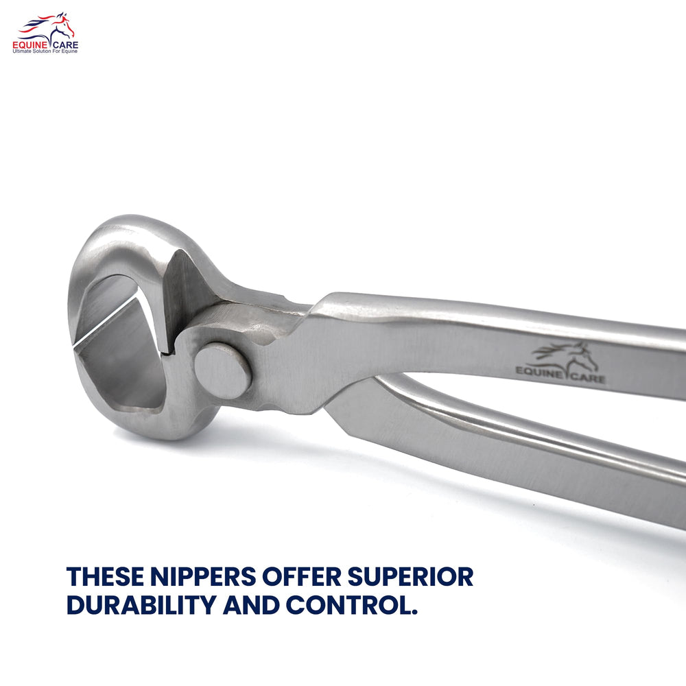Equine Care hoof nipper drop-forged steel showcases durability for daily trimming.