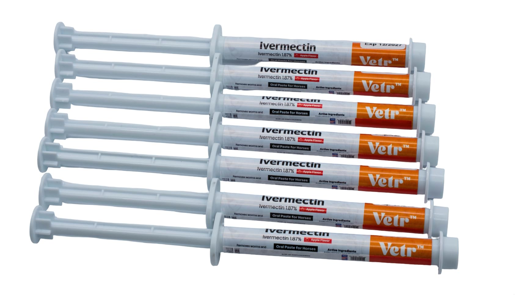 Equine Prime ivermectin 6cc pack supports parasite management for livestock.