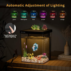 ERAARK ABS body provides a sturdy, colorful aquarium centerpiece.