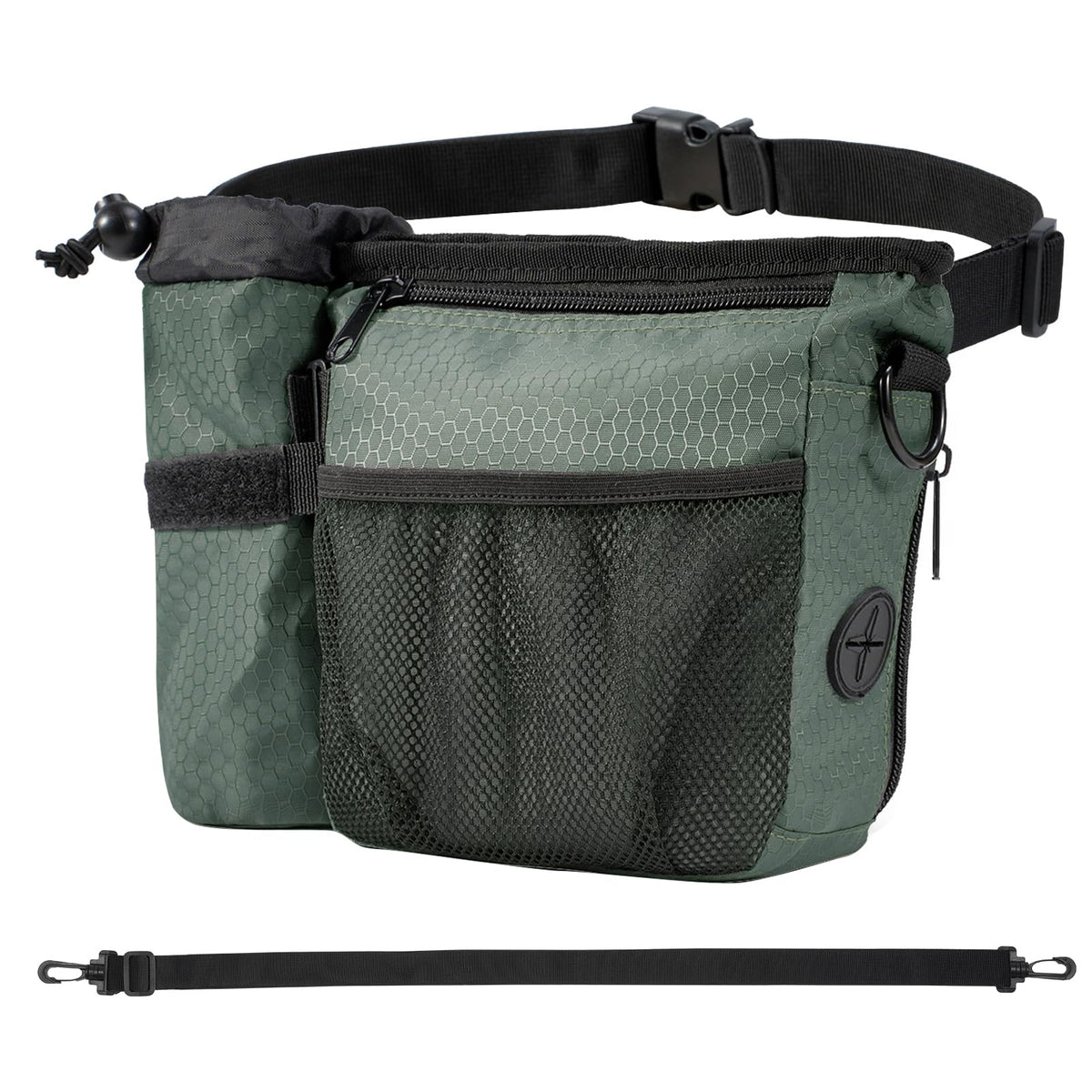 Erhalithegro dog treat pouch with magnetic zipper for quick rewards.