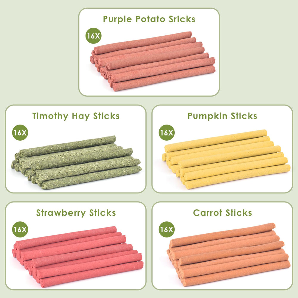 ERKOON Hay Sticks pumpkin flavor promotes healthy nibbling and daily activity