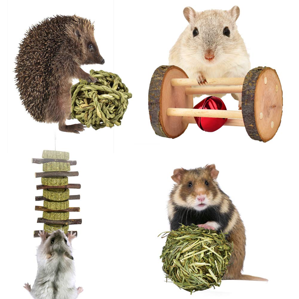 ERKOON Willow Branch Ball stimulates climbing and chewing habits