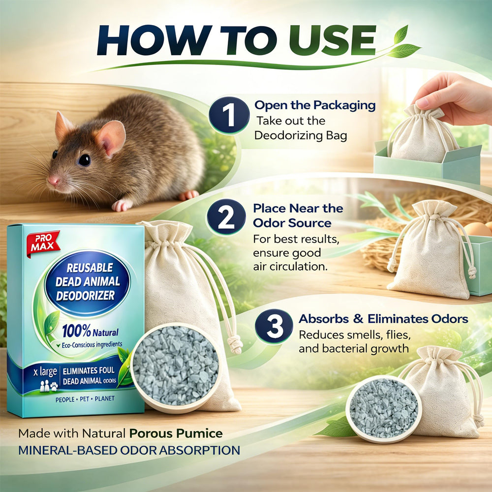 EROSMILE reusable odor eliminator can be revived with sunlight.