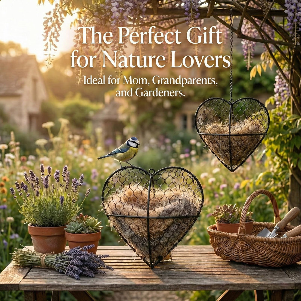 Esamar handmade alpaca fiber station doubles as eco-friendly garden decor.