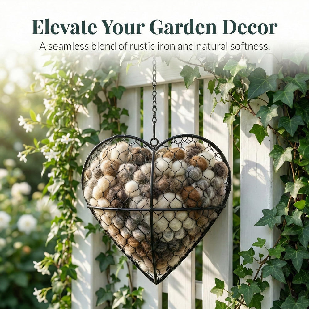 Esamar refillable nesting heart frame closeup for easy replenishment.