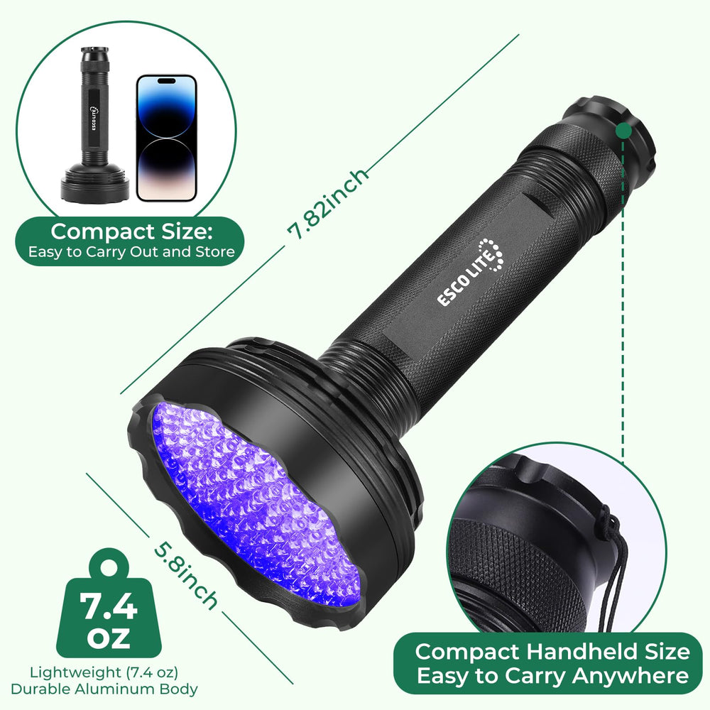 ESCO LITE all-in-one black light tool for home and outdoors.