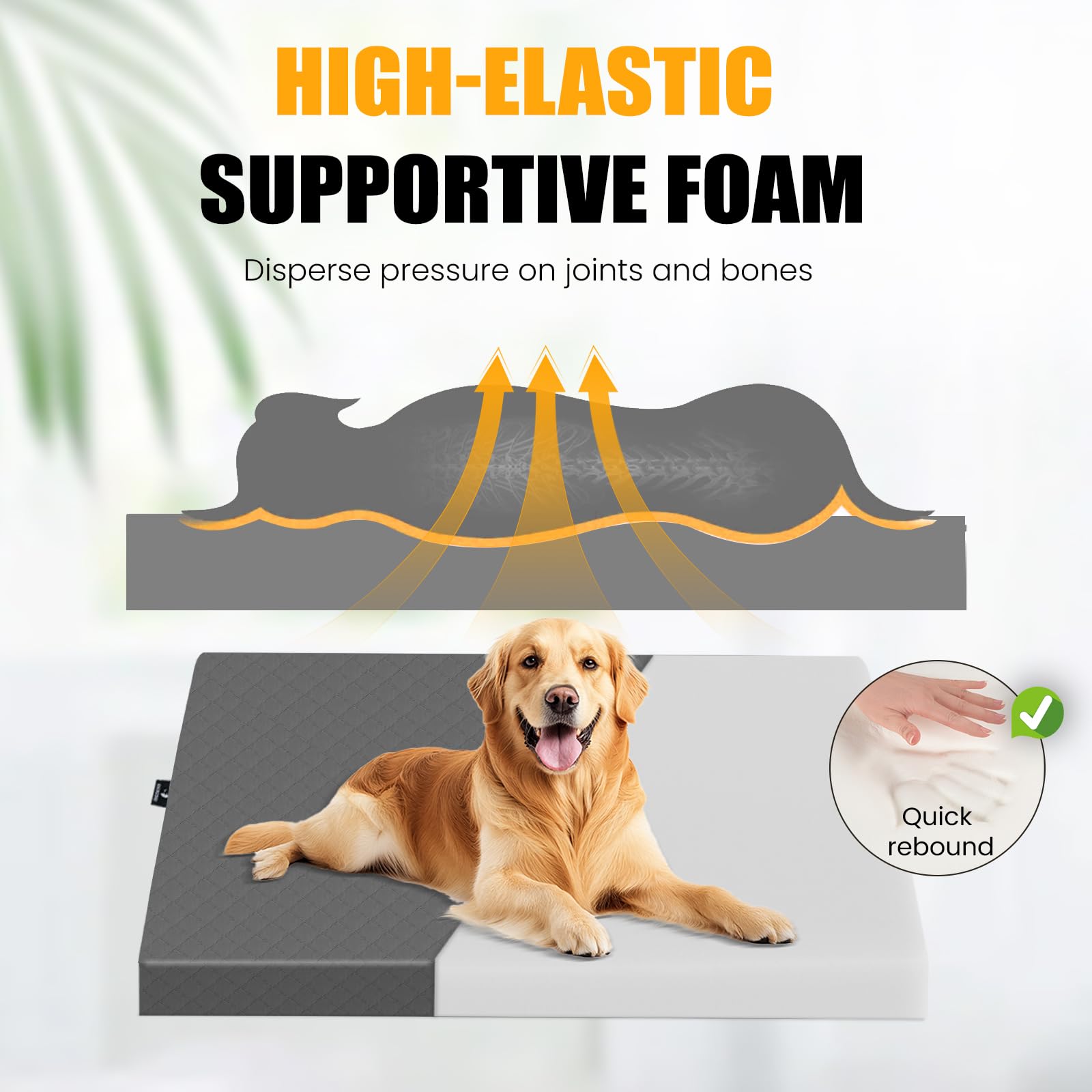 ESCRODOI SUV cargo liner non-slip bottom keeps the bed in place.