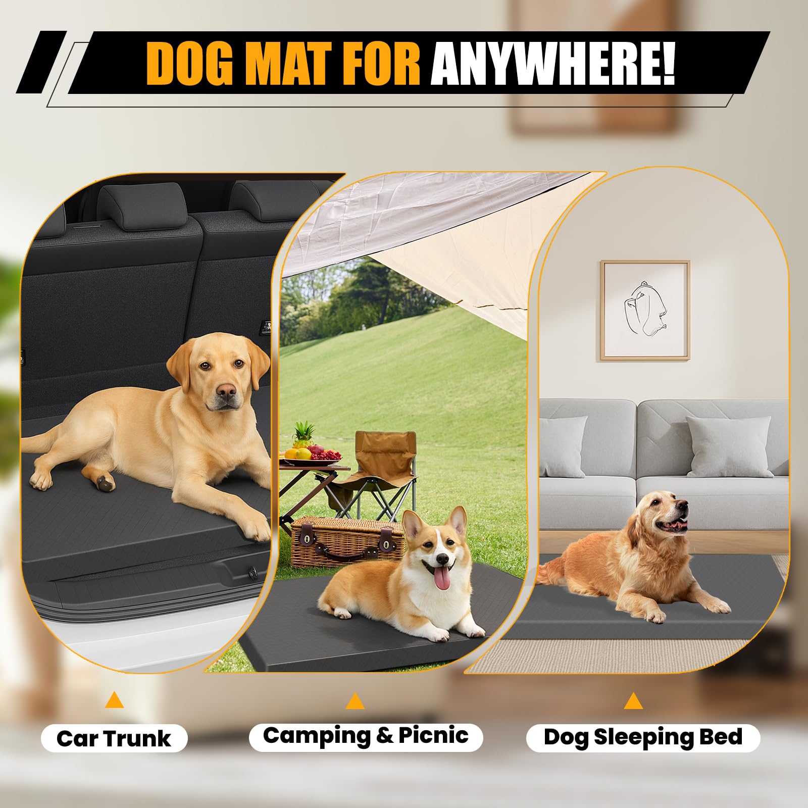 ESCRODOI universal trunk-fit size offers versatility for SUV and truck journeys.