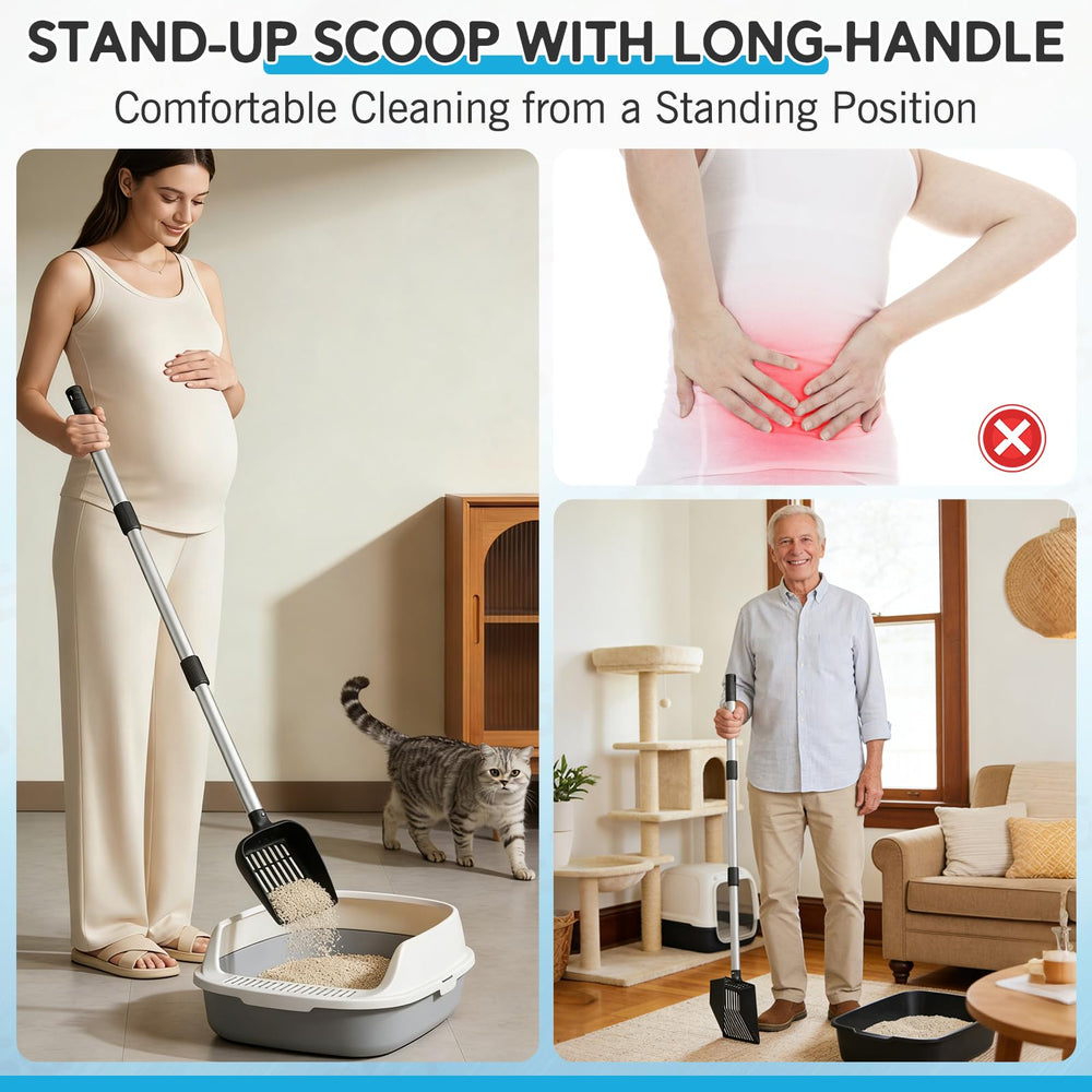 ESGPET ergonomic design allows cleaning while sitting or standing.