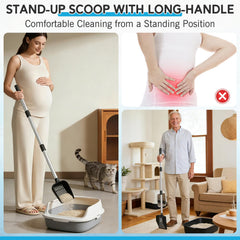 ESGPET ergonomic design allows cleaning while sitting or standing.