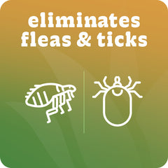 Espree Flea & Tick Shampoo lather showing deep cleansing and deodorizing action.