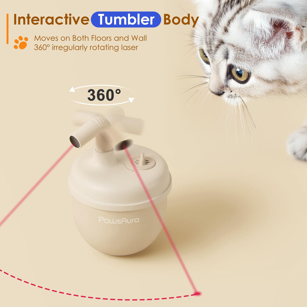 estbicn 360-degree wobble motion mimics prey and sparks hunting instincts