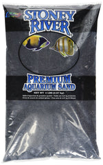 Estes black marine sand 5lb bag showing deep color substrate for pristine aquariums