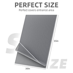 ESTHELLO Cat Litter Mat close-up shows paw-friendly EVA surface