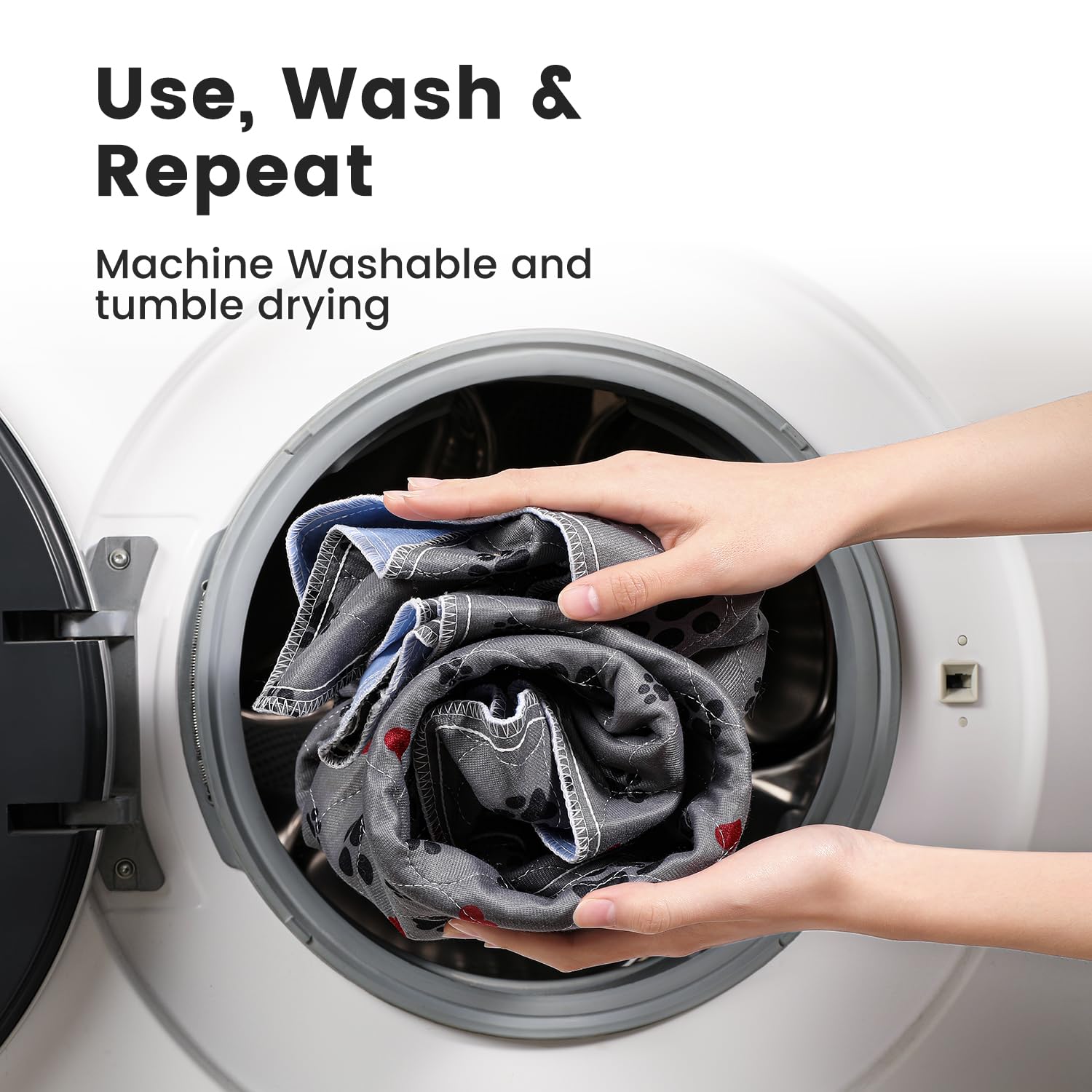 ESWIN pad shown on floor for versatile at-home use.