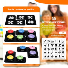 Waterproof anti-slip mat under ESYELEC buttons keeps them in place during play