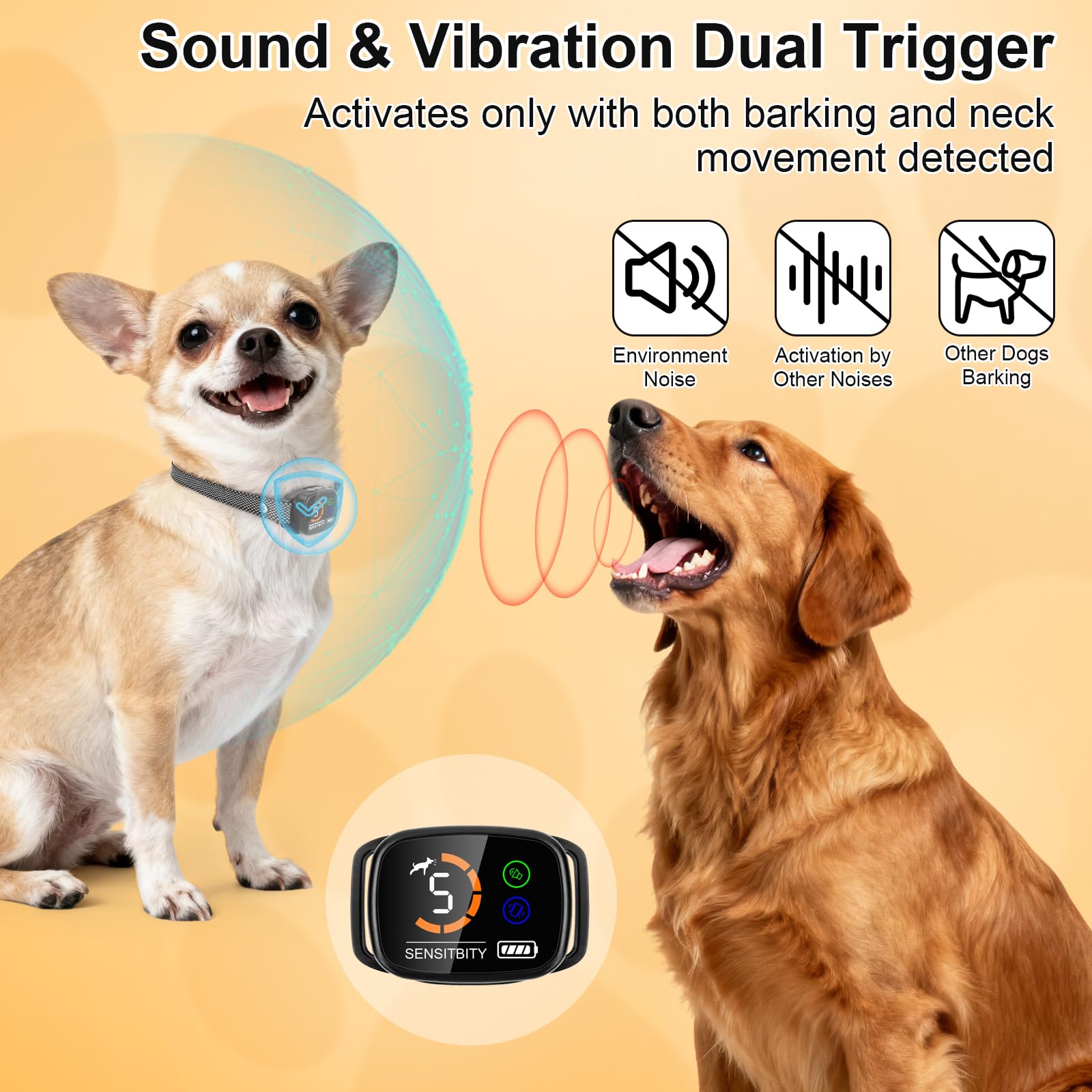 ETACCU neck size adjustment ensures comfortable fit for growing dogs