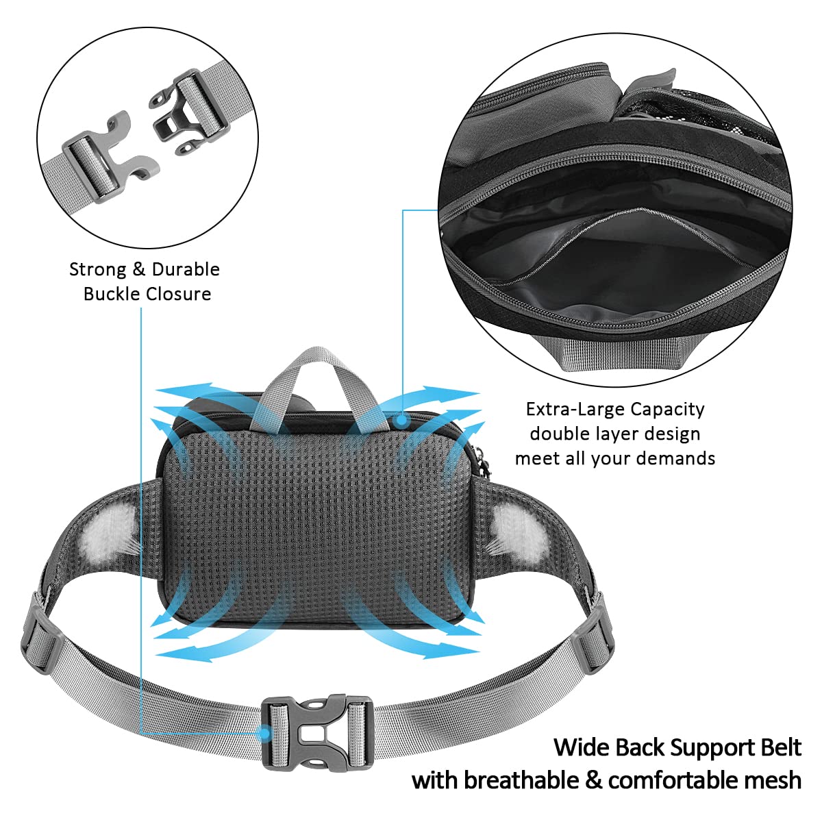 ETACCU reflective stitching enhances visibility during night strolls.