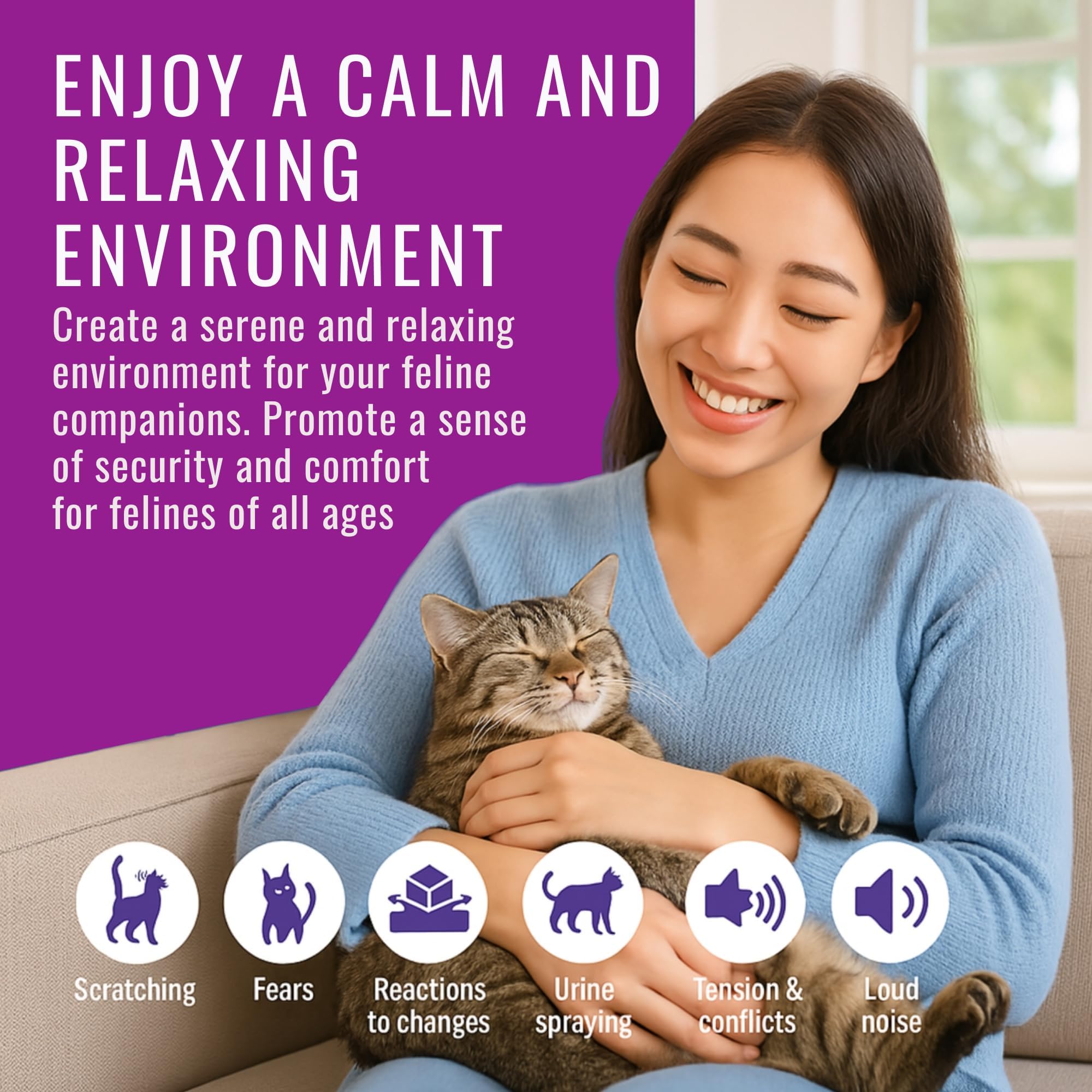 ETEVIVO diffuser on a desk or shelf offers gentle anxiety relief.