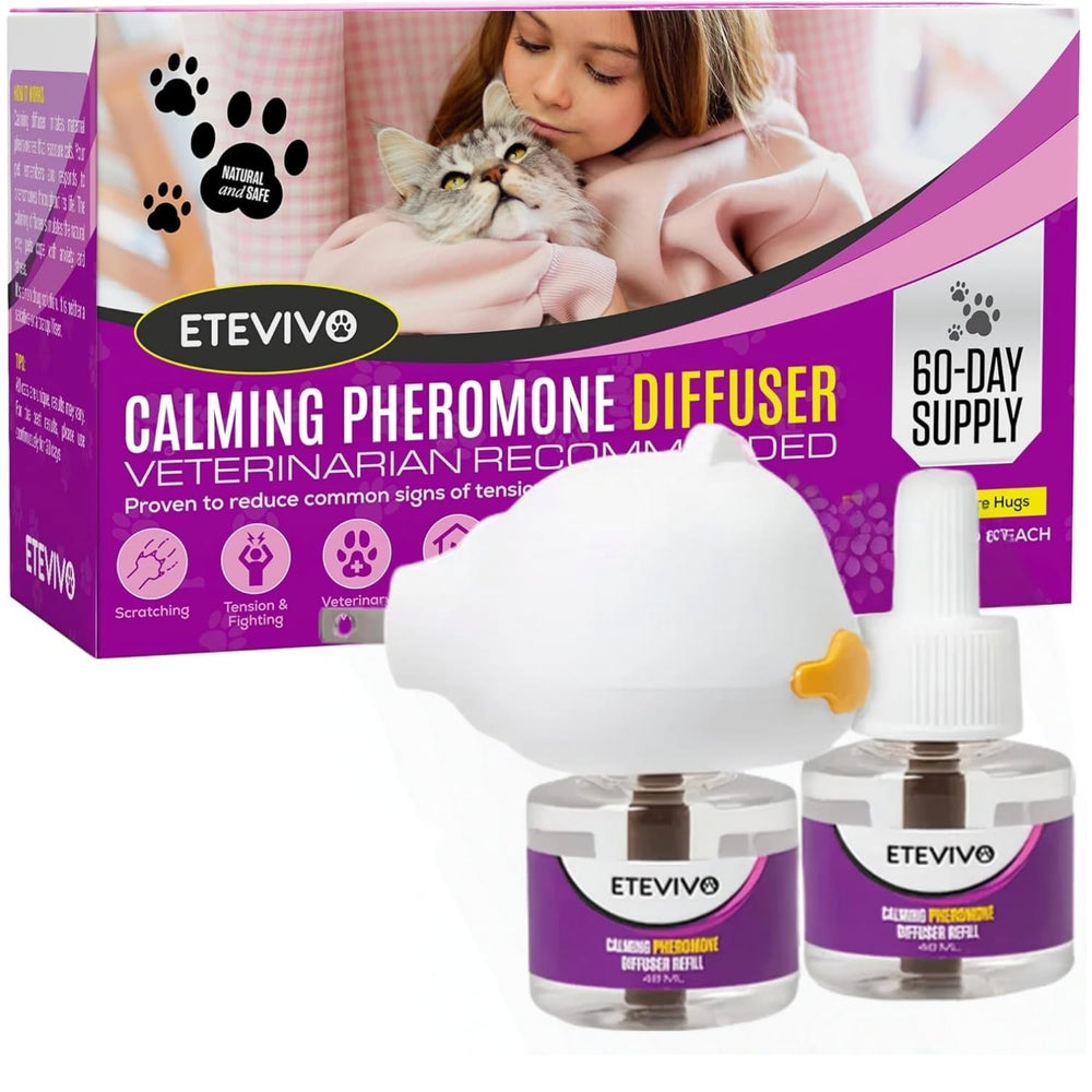 ETEVIVO cat pheromones diffuser front view for calm room