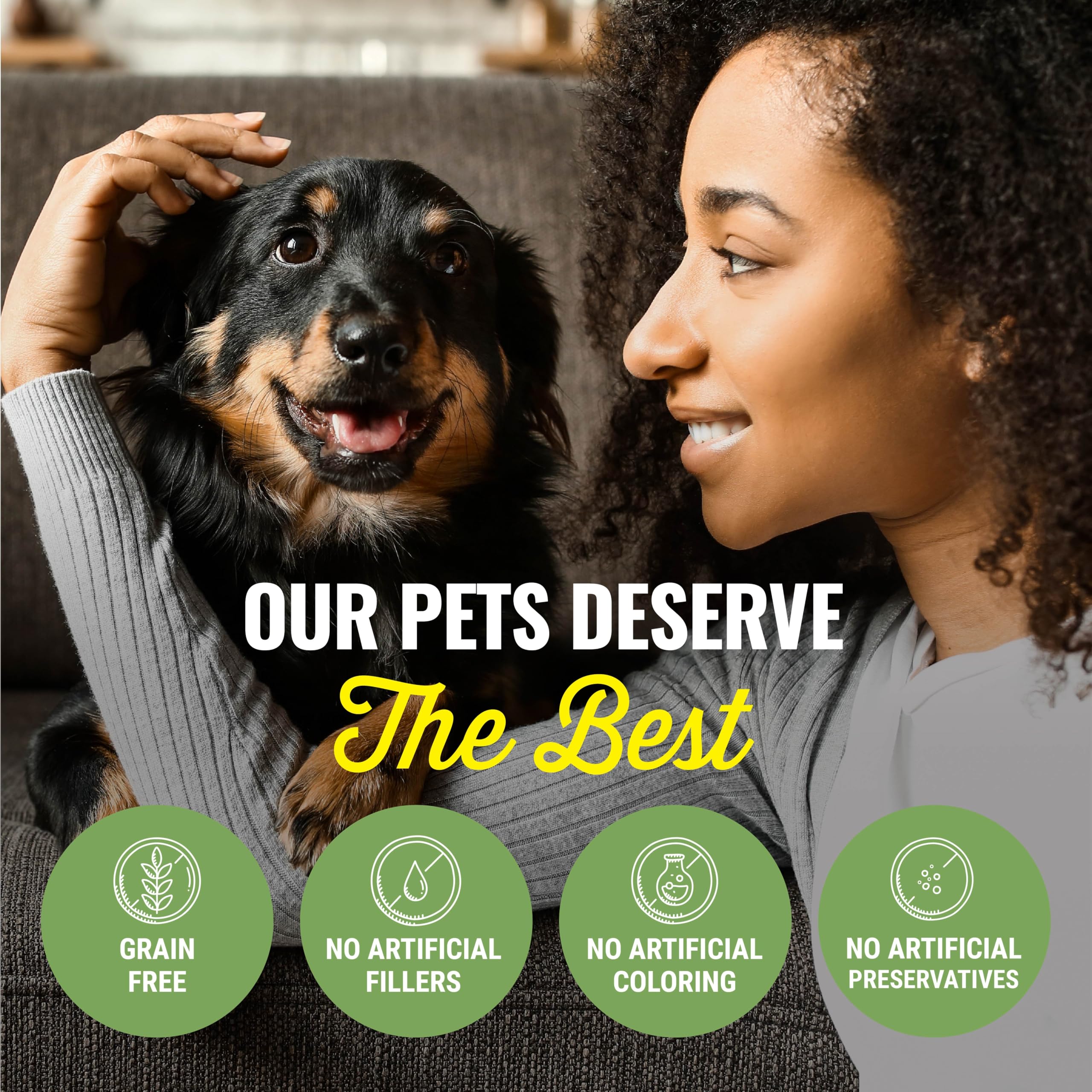 etta says! deluxe crunch dog chews 7inch 12-count pack highlights quantity and variety.