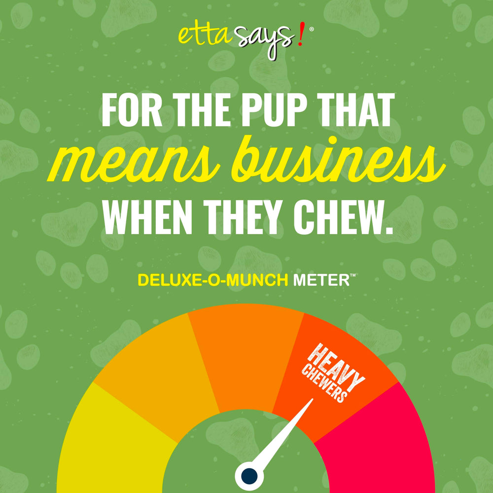 etta says! deluxe crunchy dog chews 7inch variety flavors suggest multiple tasty options.