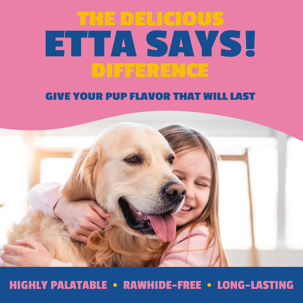 Etta Says Flavor Fusion beef and bone broth chew with savory aroma.
