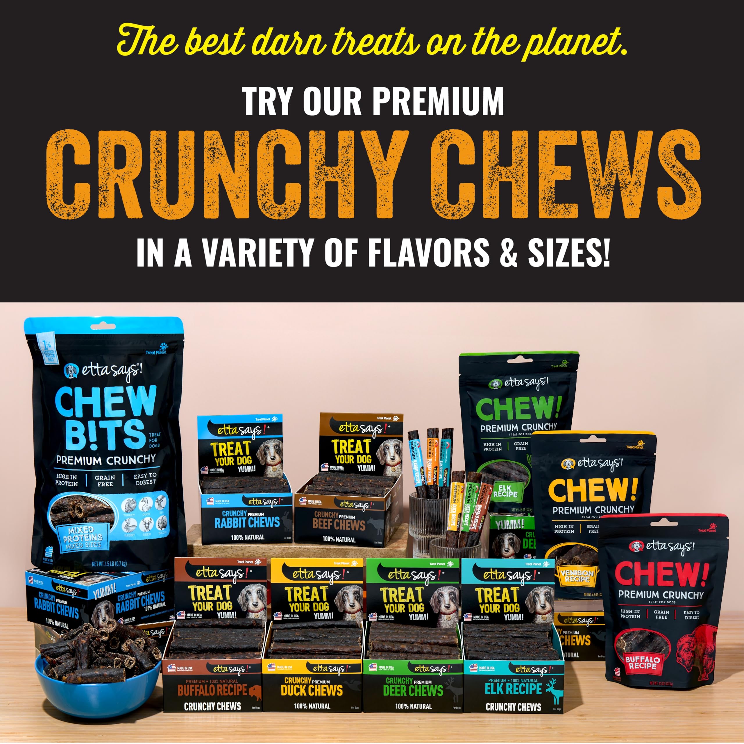 etta says turkey chew 7inch – diverse flavor option for dogs