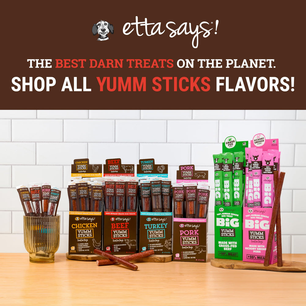 etta says! Yumm Sticks 12-count pack for easy home or travel treats