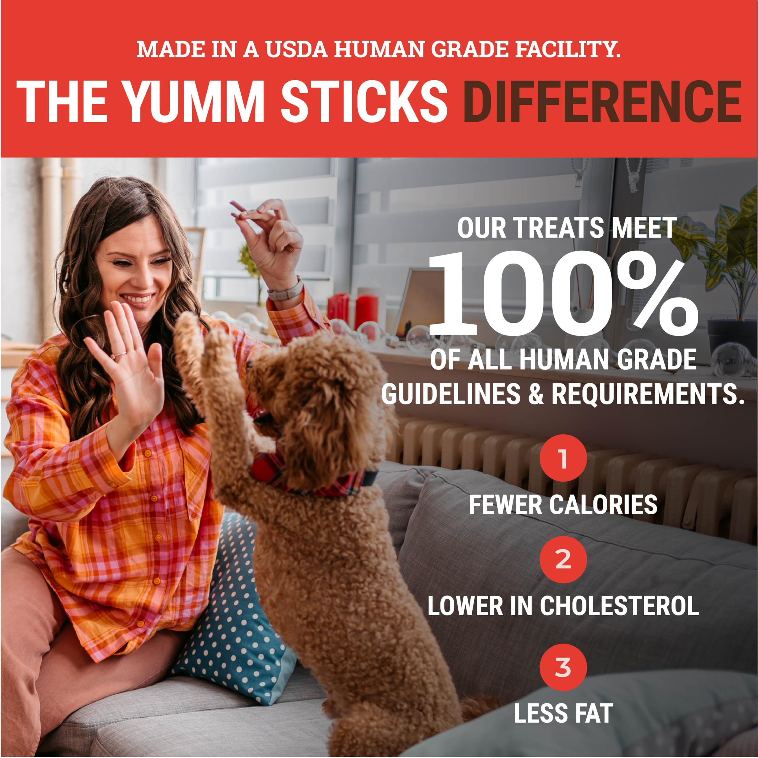 etta says! Yumm Sticks human-grade jerky for dogs