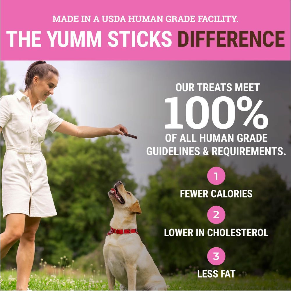 etta says! Yumm Sticks are natural with no artificial preservatives.