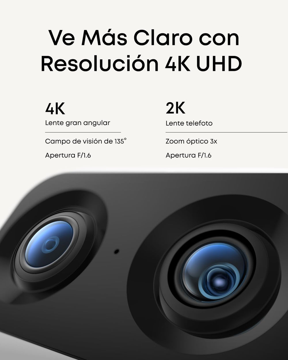 eufy Security 4K Indoor Cam S350 8x hybrid zoom to verify activities from a distance